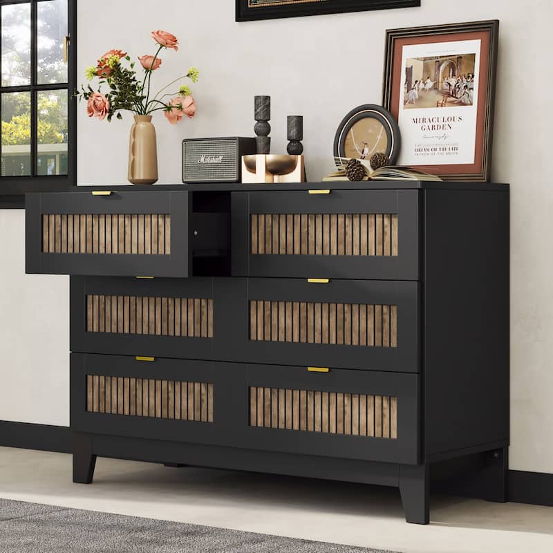 Rustic Farmhouse Style Wooden Dresser