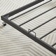 preview thumbnail 11 of 10, Twin Oak Legs & Steel Combination Daybed Bed Frame with Trundle, Black