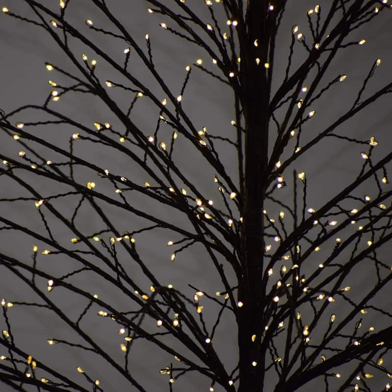 5 FT Micro Dot Outdoor LED Black Tree Christmas