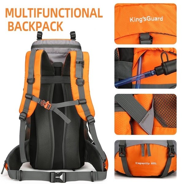60L Hiking Backpack Men Women Camping Backpack Waterproof Backpacking Mountaineering Climbing Daypack (Lake Blue) - Bed Bath & Beyond - 40365515 60L Hiking Backpack Men Women Camping Backpack Waterproof Backpacking Mountaineering Climbing Daypack (Lake Blue) - Bed Bath & Beyond - 40365515
