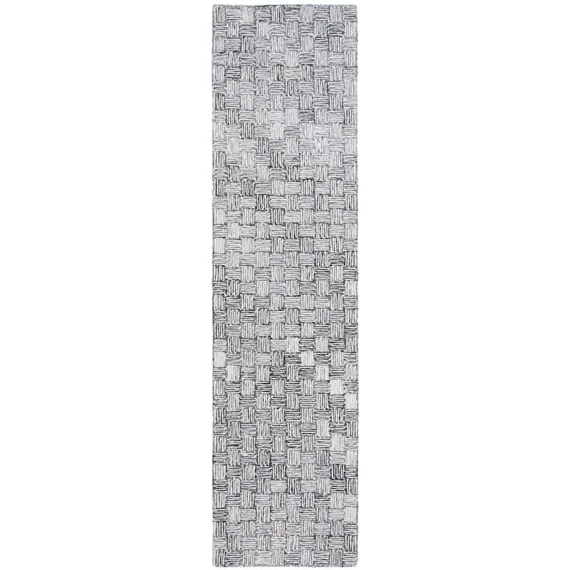 SAFAVIEH Handmade Micro-Loop Courteney Transitional Wool Rug