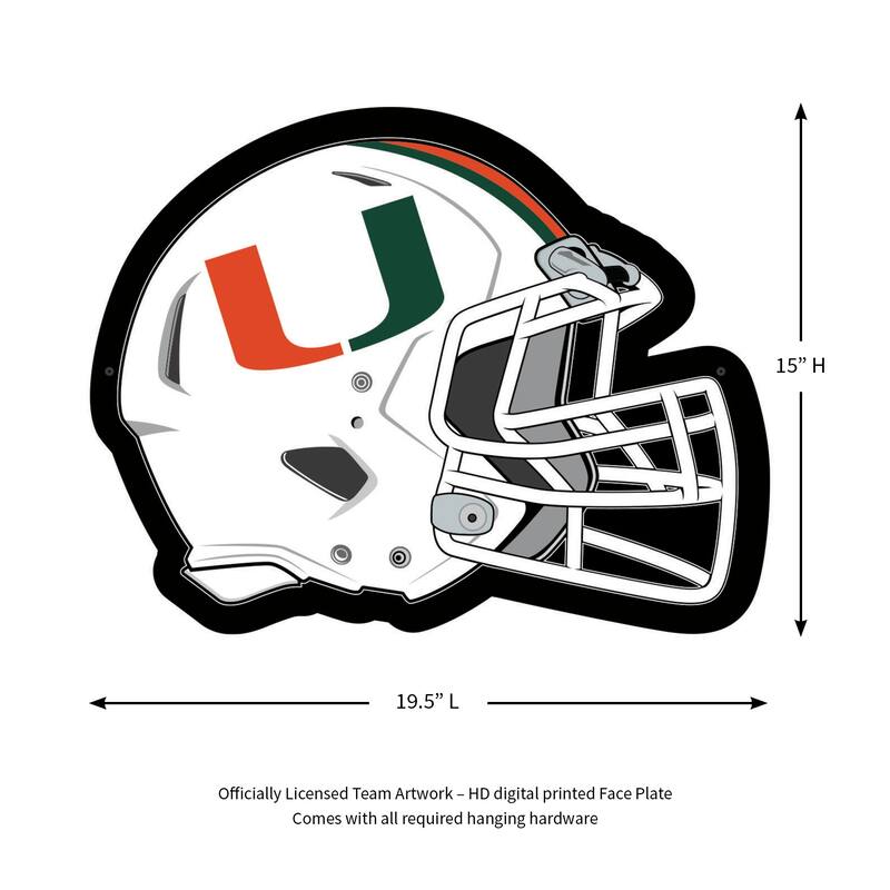 University of Miami Plug-in LED Lighted Sign