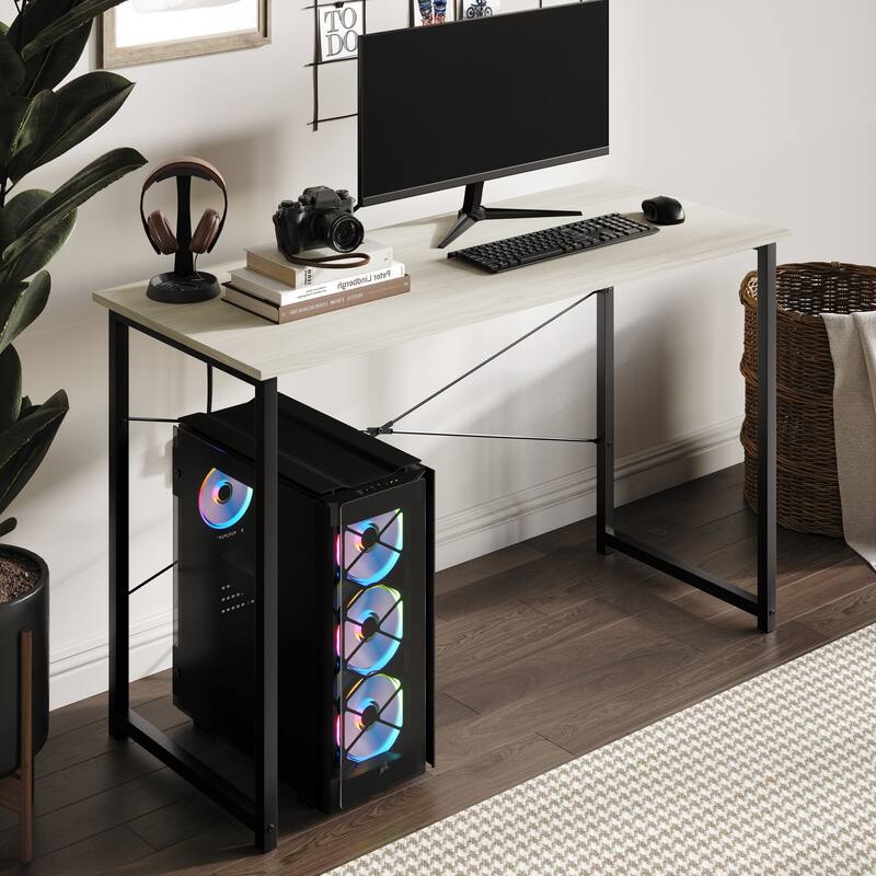CraftPorch Modern 47-Inch Metal Computer Desk