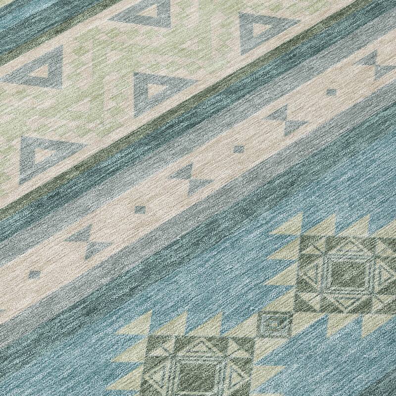 Machine Washable Indoor/ Outdoor Global Heston Chantille Rug