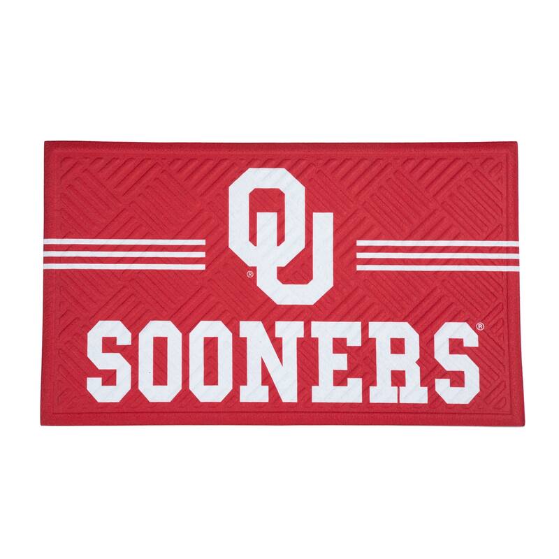 30 in. x 18 in. Embossed Mat, Cross Hatch, University of Oklahoma