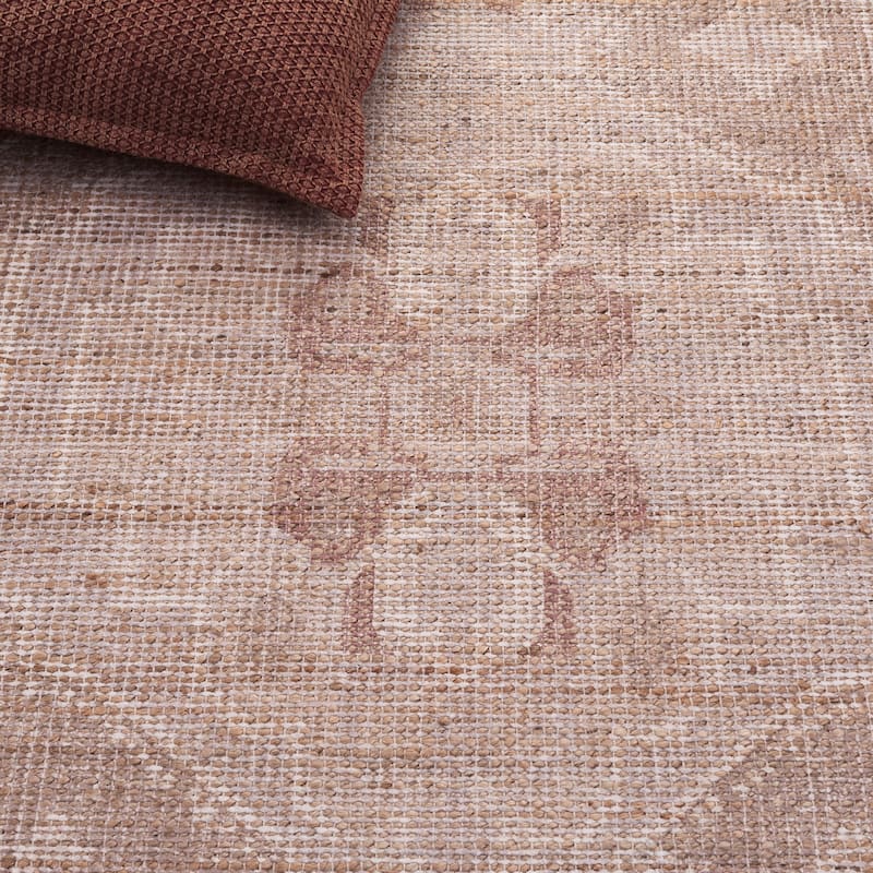 SAFAVIEH Handmade Saffron Lubke Jute & Chenille Rug
