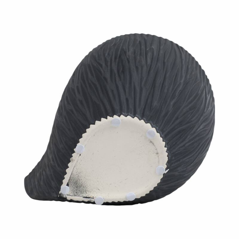 Teardrop Textured Decorative Bowl for Home Decor - Black and White