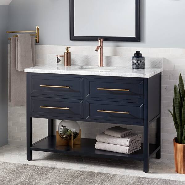 Shop Signature Hardware 441655 Robertson 48 Single Vanity Set