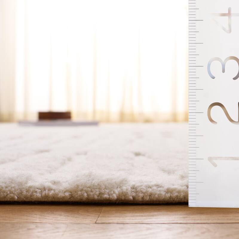 SAFAVIEH Handmade Ebony Bayla Wool Rug