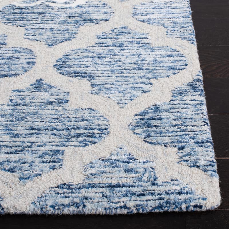 SAFAVIEH Handmade Glamour Florelle Floral Trellis Wool/ Viscose Rug