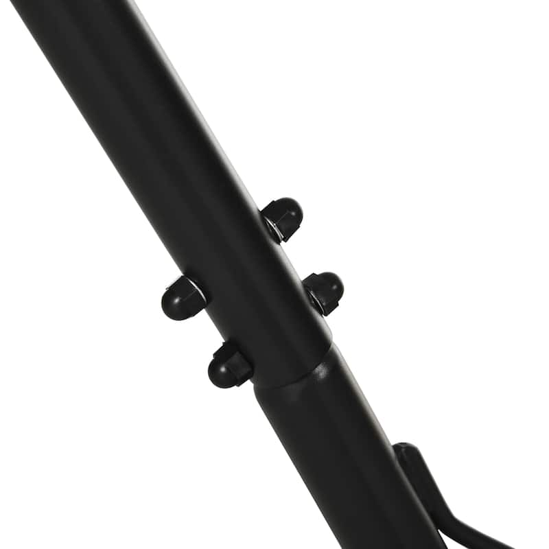 Outsunny Indoor Outdoor Adjustable Powder Coated Metal Hammock Frame Stand