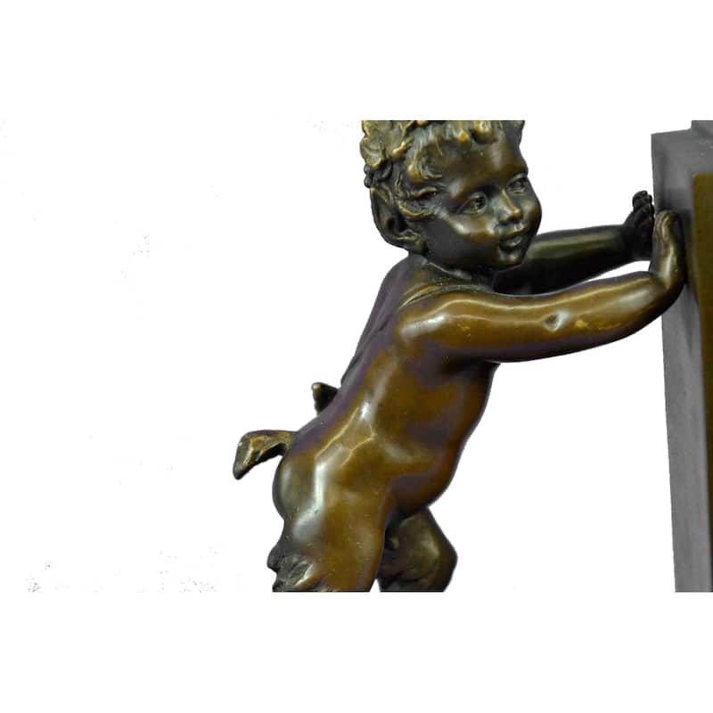 Handmade Hot Cast Bookends Signed Original Hot Cast Masterpiece Figurine Figure