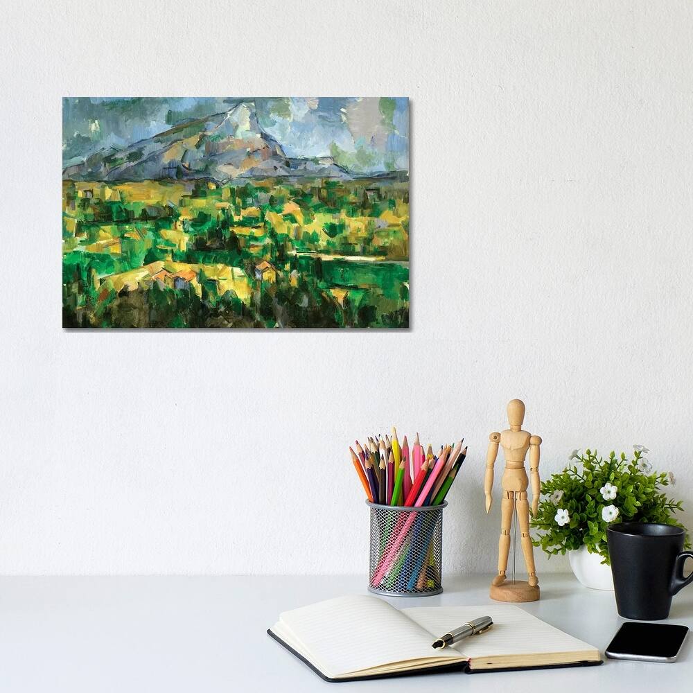 iCanvas "Mont Sainte-Victoire, c.1902 " by Paul Cezanne Canvas Print