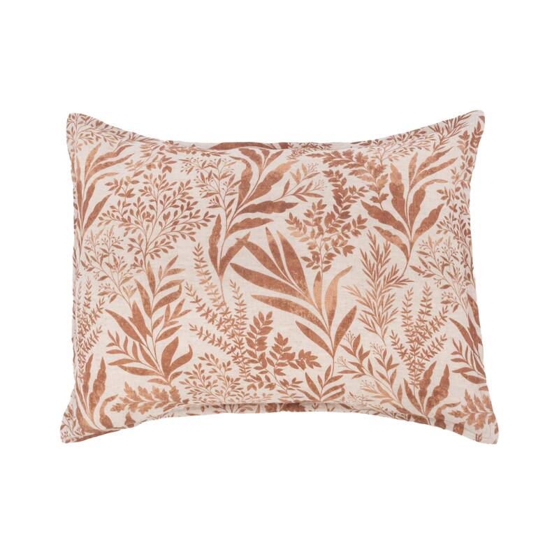 Villa by Classic Home Mulberry Linen Blend Shams - Brown  - Standard