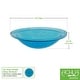 preview thumbnail 10 of 37, Achla Designs Reflective Crackle Glass Birdbath Bowl, 12.5 Inch Diameter, Cobalt Blue