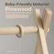 preview thumbnail 29 of 30, Wooden Baby Play Gym, Baby Activity Gym by Comfy Cubs