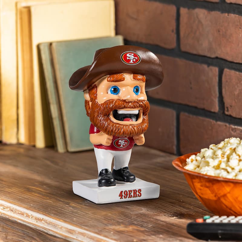 NFL Team Lil Big Head Resin Indoor/Outdoor Garden Desk Statue - San Francisco 49ers Mascot
