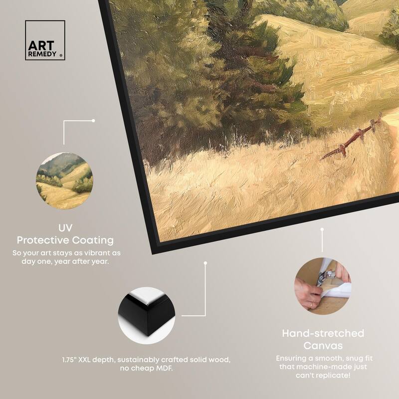 Summer Fields Canvas by Art Remedy