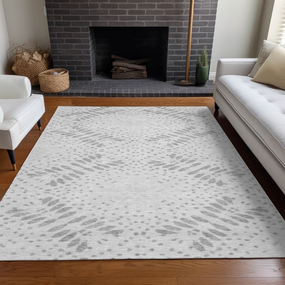 Premium Washable Super Soft Modern Brinley Mayfield Rug