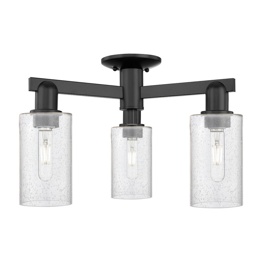 Innovations Lighting 716-3F-11-22 Clymer Semi-Flush Clymer 3 Light 22"