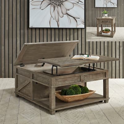 Parkland Falls Weathered Taupe Opt 3 Piece Set