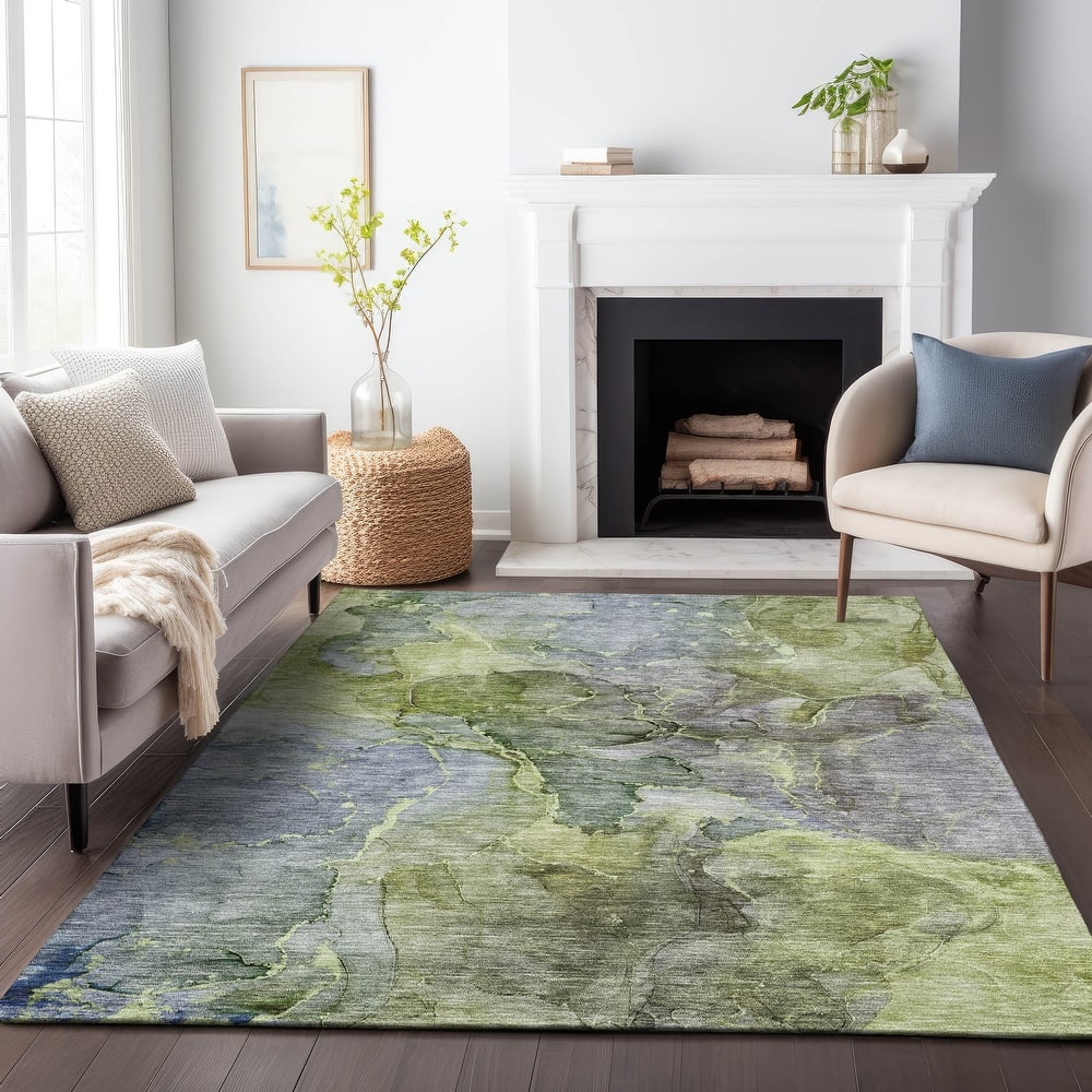 Premium Washable Super Soft Abstract Marble Mayfield Rug
