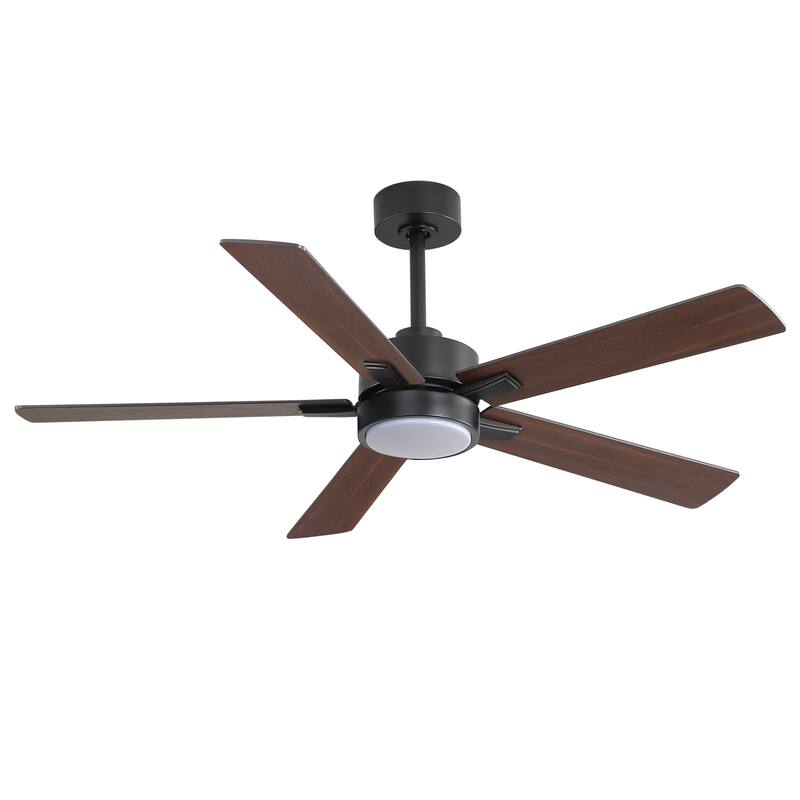 52-IN LED Ceiling Fan with Light Kit and Remote- 5 Blade