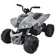 preview thumbnail 21 of 25, High-Performance 24V 4-Wheeler Ride-On Car for Kids with Full Suspension, Bright Lights, and Music, Safe and Powerful ATV Grey
