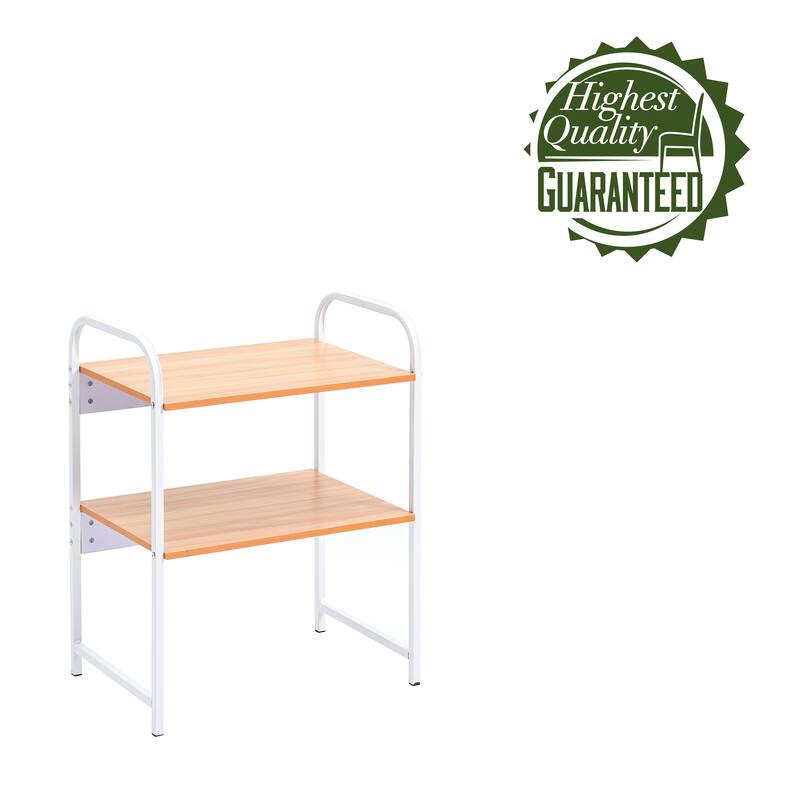 Porthos Home Alina Corner Shelf For Kitchen And Bathroom, Wood, Iron