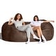 preview thumbnail 36 of 49, Jaxx 7ft Oversized Bean Bag Couch – Extra Large 3-Seat Floor Sofa with Washable Cover Play Rooms, Living Rooms & Basements