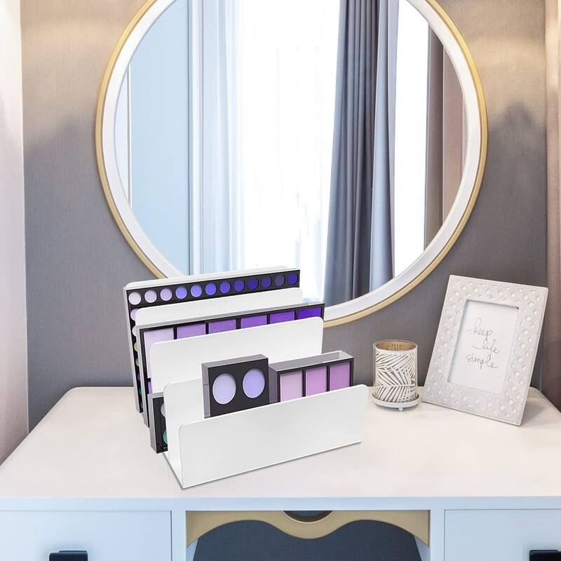 4 Section Acrylic File Organizer for Desk
