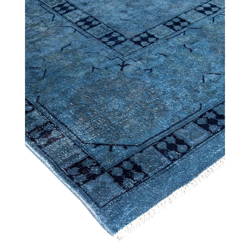 Vibrance, One-of-a-Kind Hand-Knotted Area Rug - Gray, 8' 10" x 12' 1" - 8' 10" x 12' 1"
