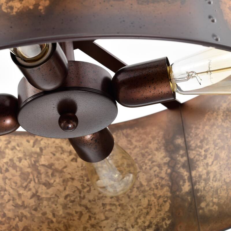 Kettle 4 Light Pendant with 60W Vintage Lamps Included