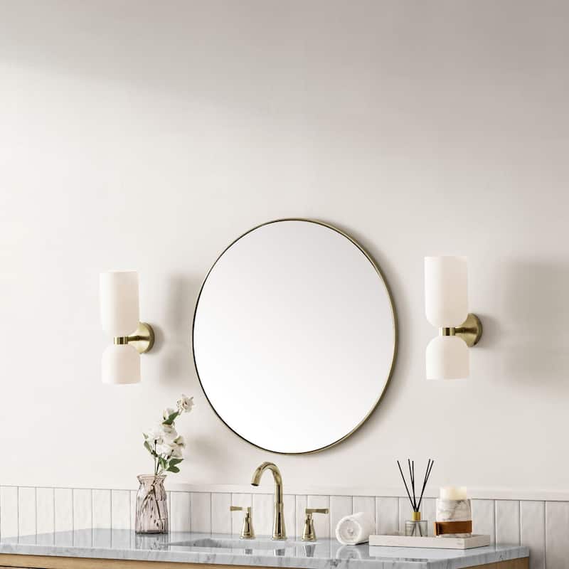 James Martin Vanities 715-MR30 Rohe 30" W x 30" H Circular Stainless