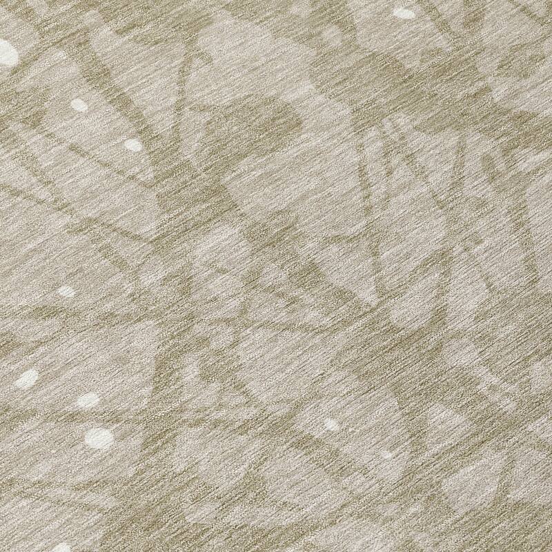 Machine Washable Indoor/ Outdoor Modern Campo Chantille Rug