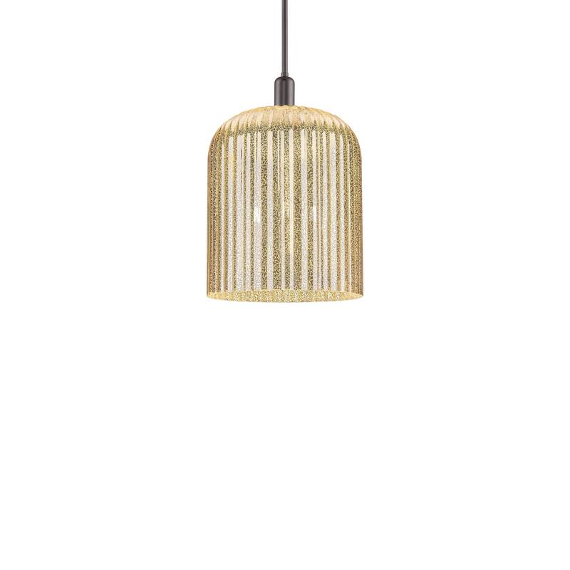 Innovations Lighting 716-3S-18-12 Bridal Veil Pendant Bridal Veil 3 - Oil Rubbed Bronze / Mercury