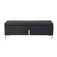 preview thumbnail 8 of 26, Upholstered Bedroom Sets with Queen Platform Bed and Storage Ottoman