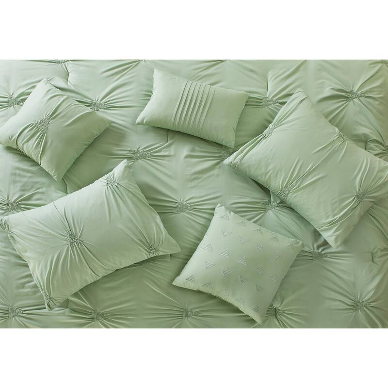 Nanshing Agathe 7 Piece Pintuck Comforter Set