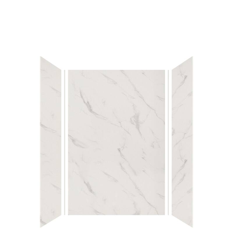 Transolid Expressions 36-in X 48-in X 72-in Glue to Wall Shower Walls - 48" x 36" x 72" - 48" x 36" x 72"