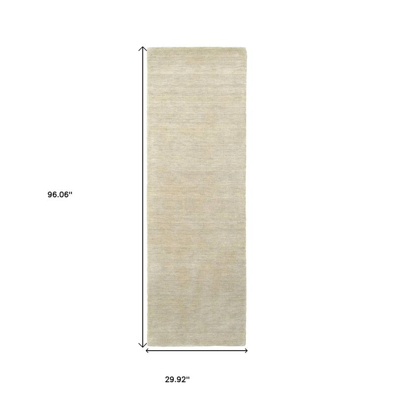 HomeRoots Solid Color Modern Rectangle Area Rug