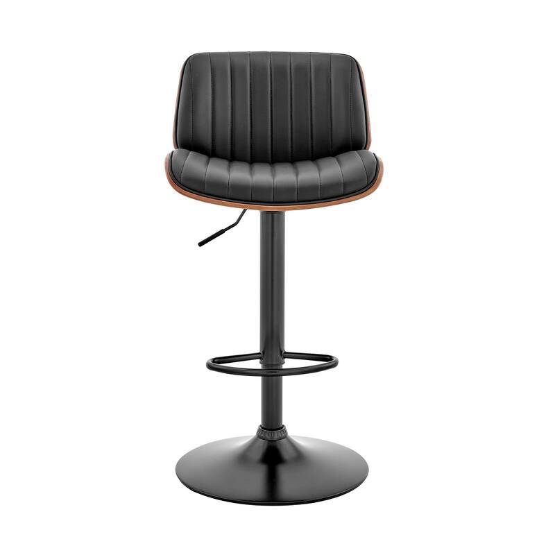 Brock 24" Adjustable Bar Stool - Walnut