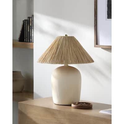 Livabliss Otahu Traditional Accent Table Lamp - 20"H x 17"W x 17"D