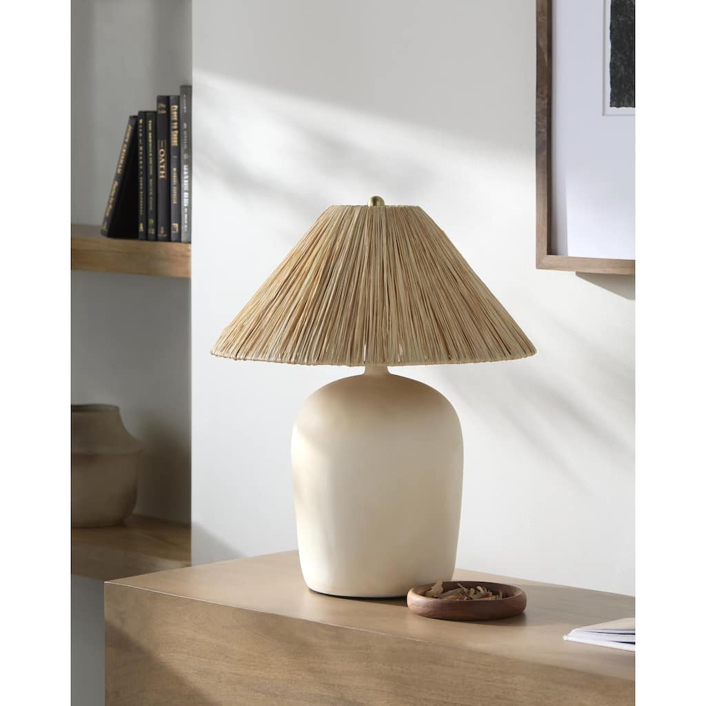 Livabliss Otahu Traditional Accent Table Lamp - 20"H x 17"W x 17"D