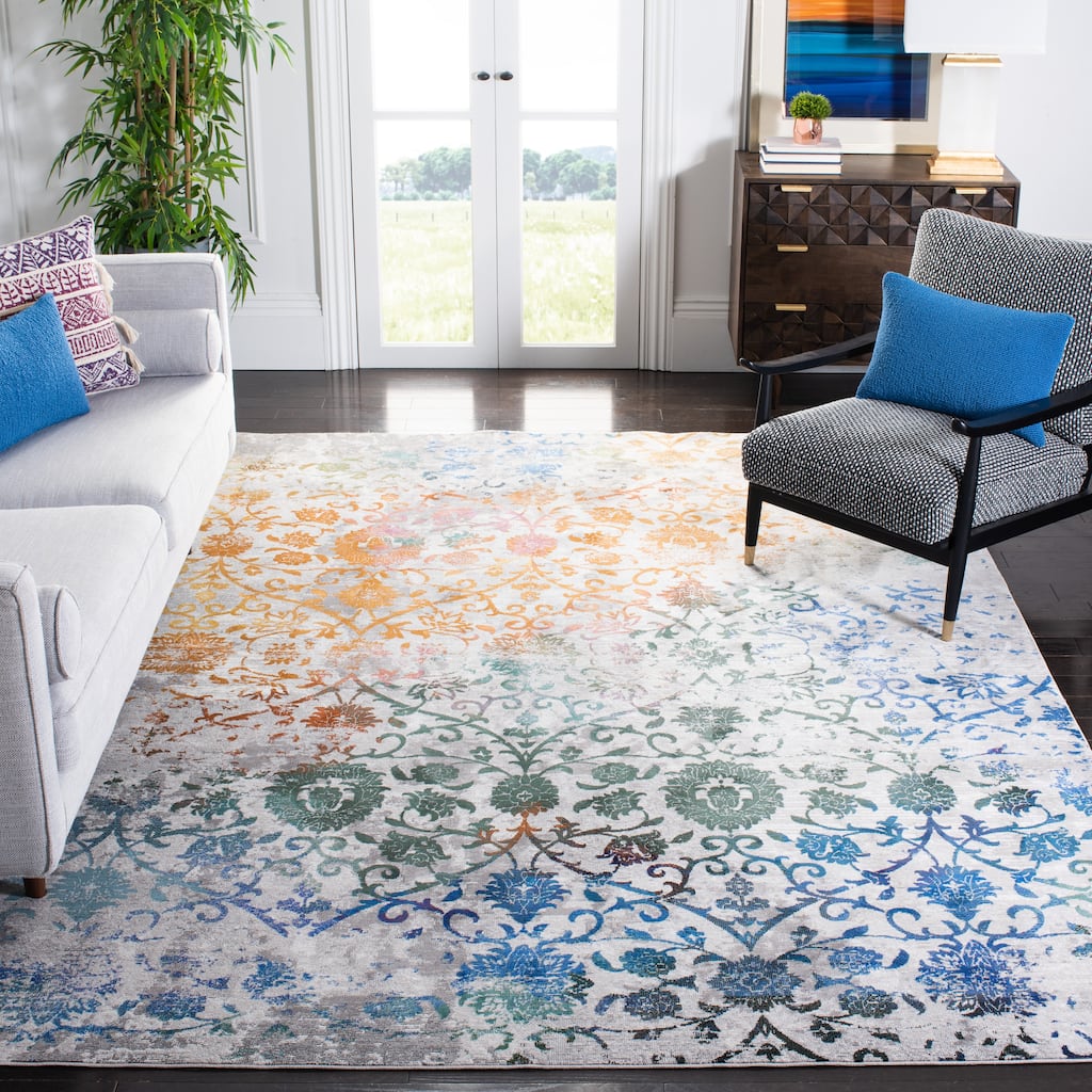 SAFAVIEH Aria Hatice Boho Floral Damask Rug