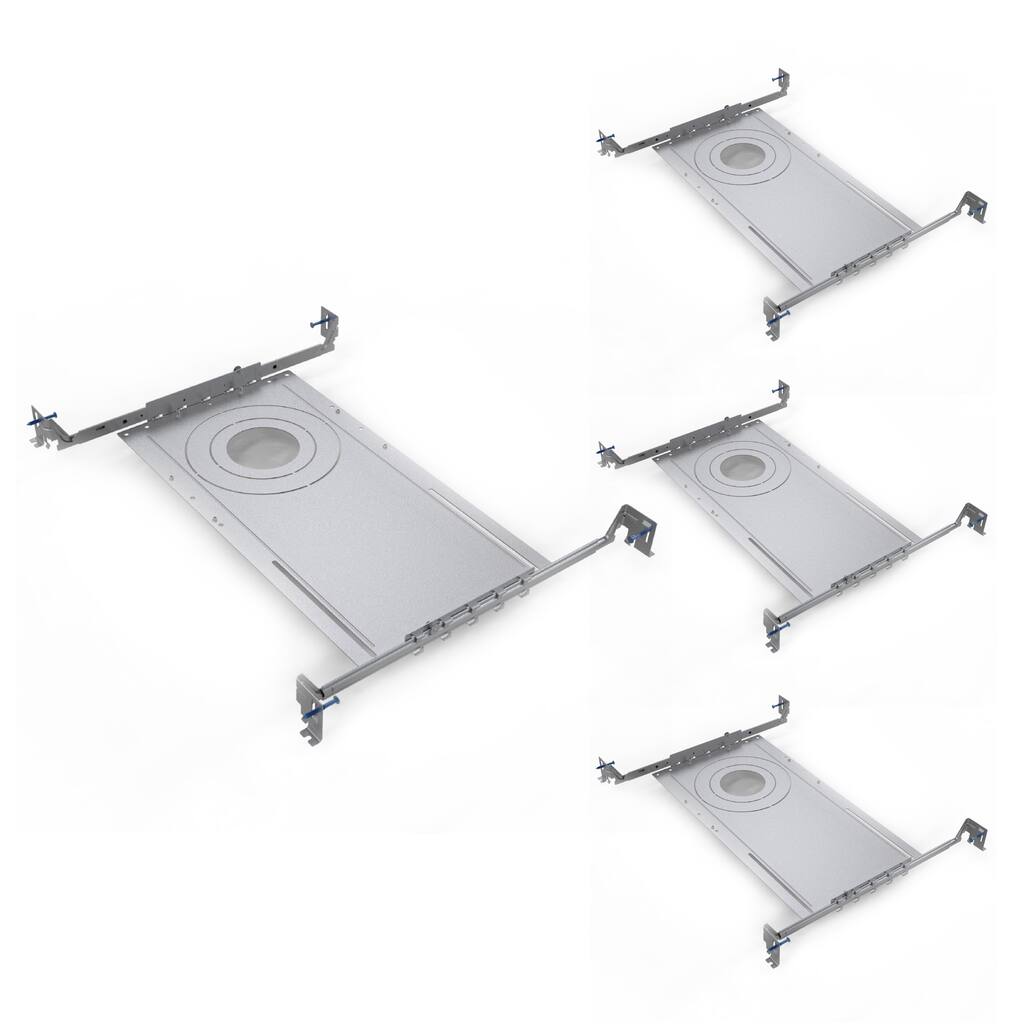Bulbrite Pack of (4) 24" Metal Mounting Bracket for 3/4/6" Recessed Downlights - Recessed Downlights