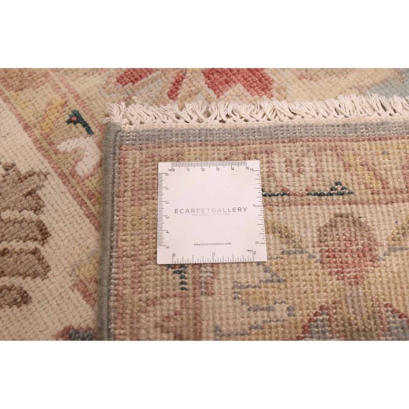 ECARPETGALLERY Hand-knotted Jules Serapi Light Blue Wool Rug - 5'11 x 8'10