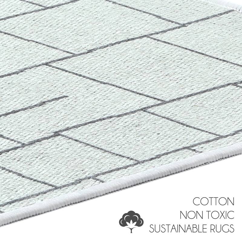 Sussexhome Non Skid Washable Kitchen Runner Rugs Set of 2 - Set of 44 x 24 and 31.5 x 20 Inches