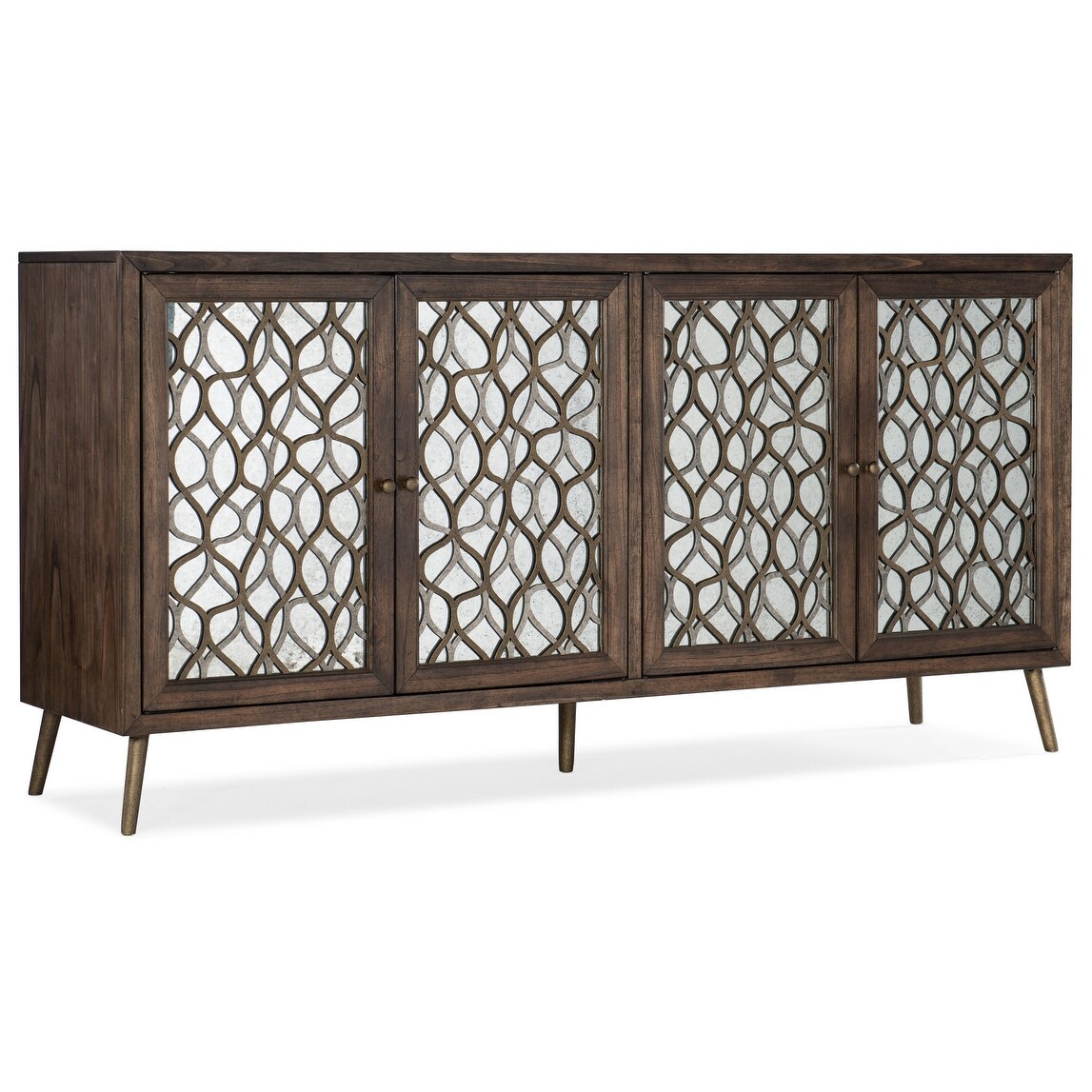 Shop Hooker Furniture 5808 55473 72 3 4 Wide Mindi Wood Tv Stand