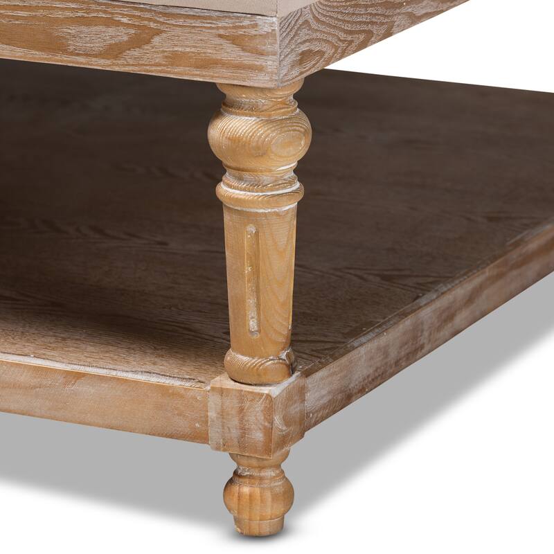 The Gray Barn Windy Ridge Modern and Rustic Cocktail Ottoman