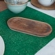 preview thumbnail 2 of 1, Mango Wooden Oval Dough Tray Medium